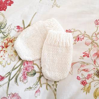 Merino Baby Mittens