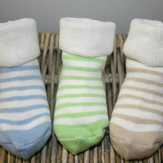 Baby Socks - cotton 3 pack
