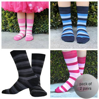 Merino Socks - Wide Stripe