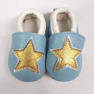 Star Leather Baby Shoes