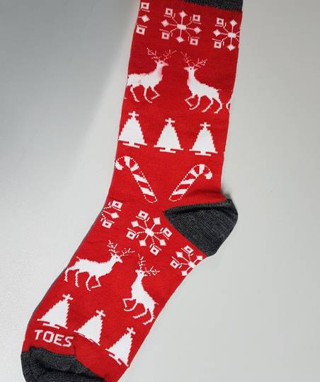 Merino Christmas Socks - Unisex, One Size Fits All