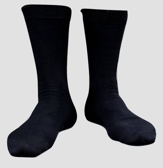 Norsewear Men's Black Merino Dress Socks - per pair