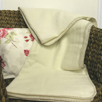 Wool Blanket Woven Edge