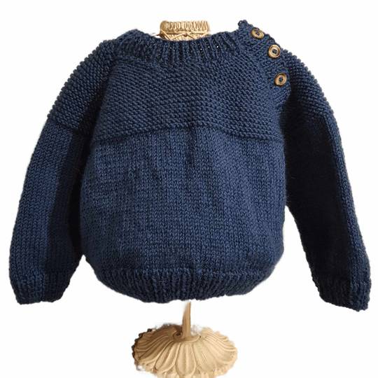 Wool Jersey - size 2-3 years in teal