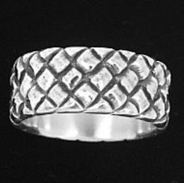 Heavy Silver Woven Band