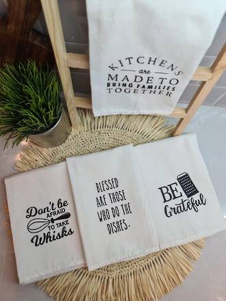 Cath-cha printed kitchen towels   SOLD OUT