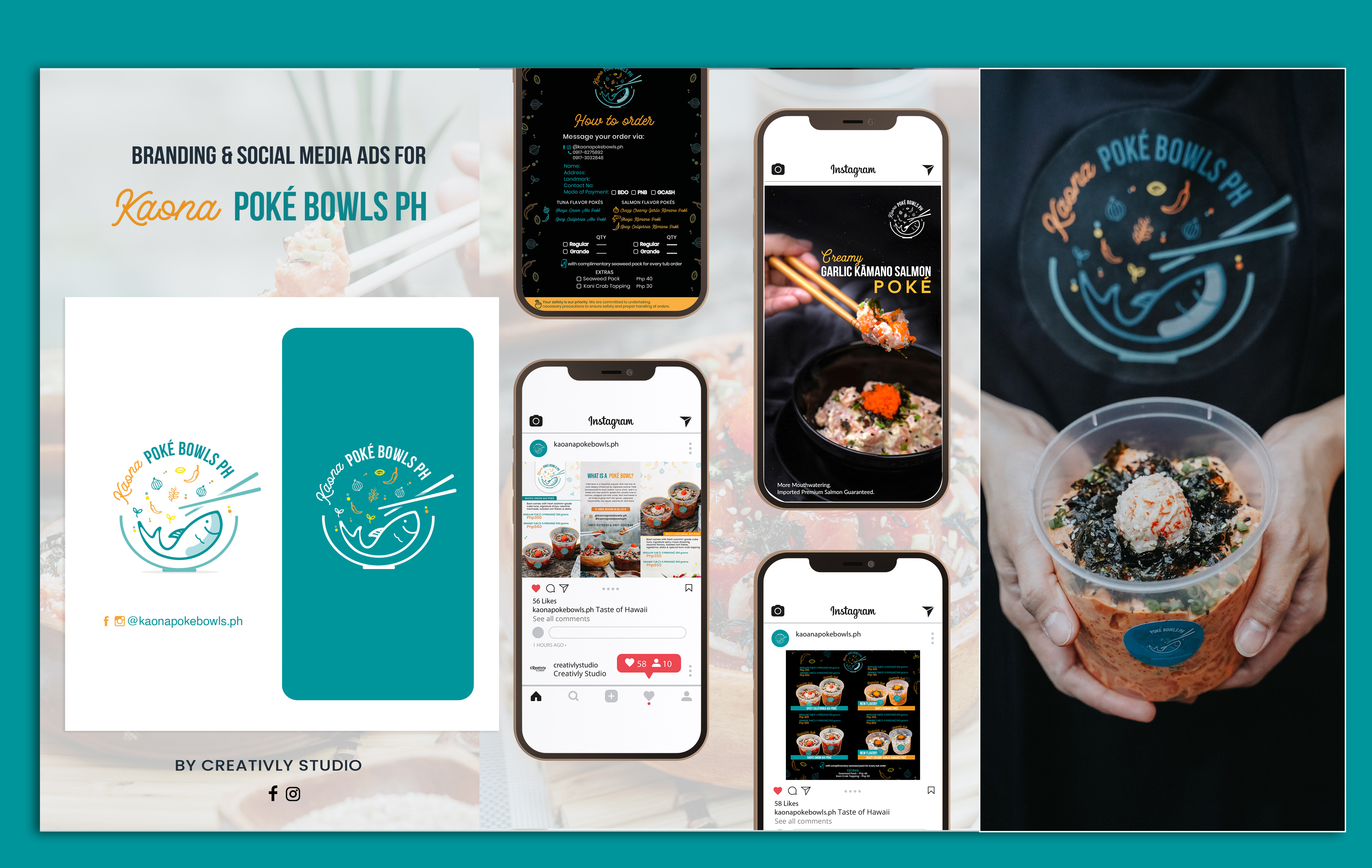 Kaona PokeBowlsPh Branding