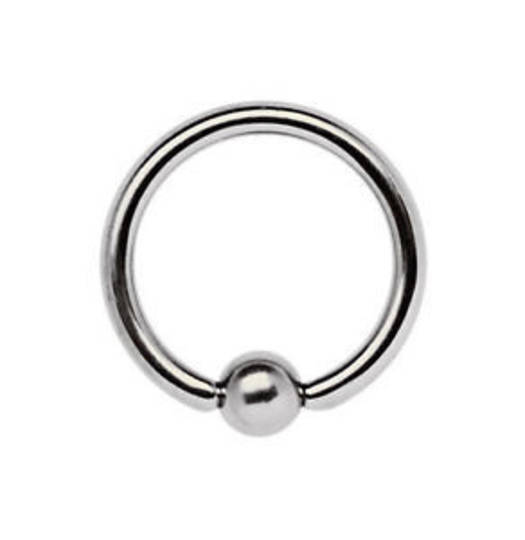 18g Surgical Steel Nose Ring 8mm