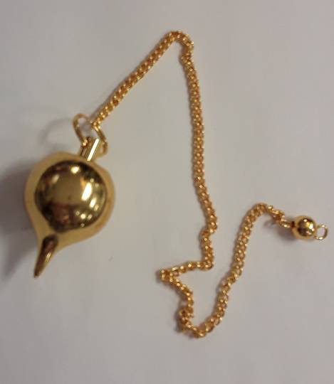 Round Gold Metal Pendulum