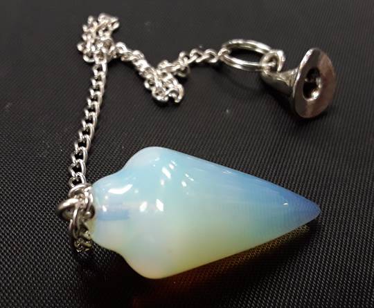 Opalite Plumbob Pendulum with Witches Hat (p909)