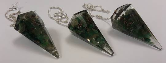 Green Aventurine Orgonite Pendulum