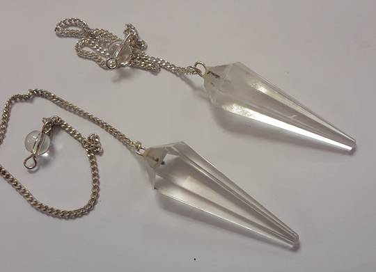 Basic Clear Quartz Pendulum (long)