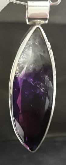 Graduated Amethyst Pendant