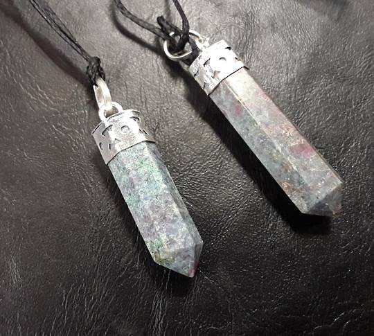 Basic Ruby and Zoisite Pendant