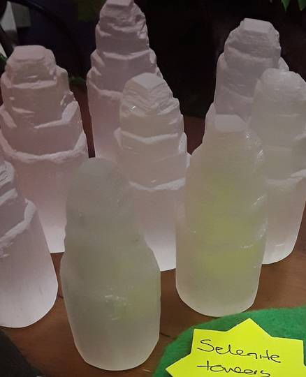 Selenite Crystal Tower 8cms