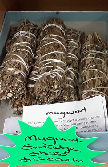 White Sage and Mugwort Smudge Stick