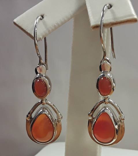 Carnelian Drop Earrings