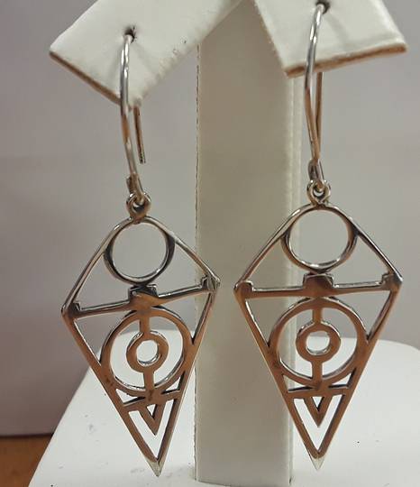 Sacred Geometry Drop Earrings
