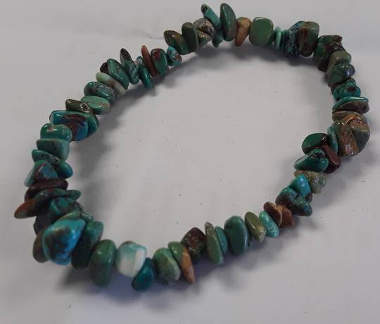 Turquoise (real) Chip Bracelet