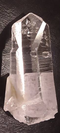 Time Link Etched Lemurian Quartz Crystal