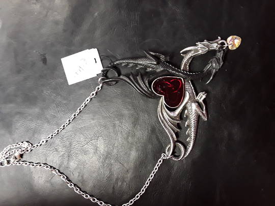 The Confluence of Opposites Dragon Necklace