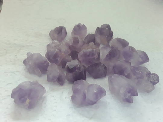 Small Amethyst Elestial Crystal  Cluster