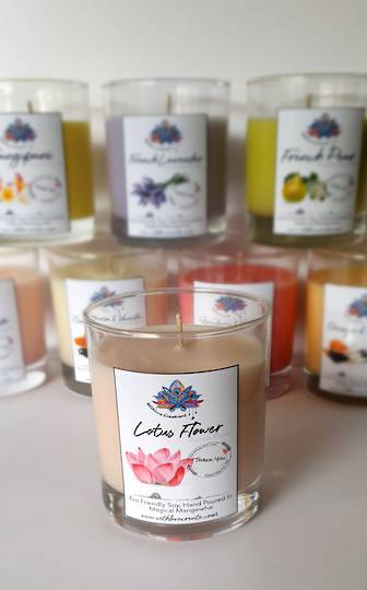 Lotus Flower Soy Candle