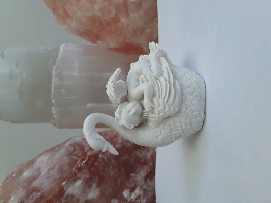 Cherub on Swan