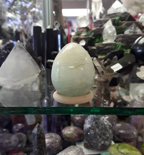 Aquamarine Crystal Egg