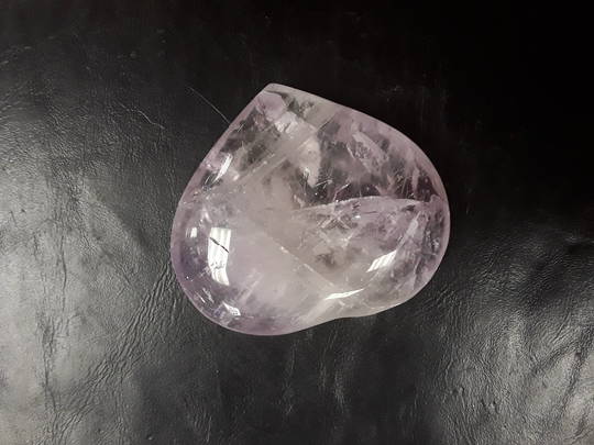 Amethyst Crystal Heart AH19
