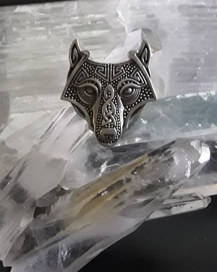 Tribal Wolf Ring