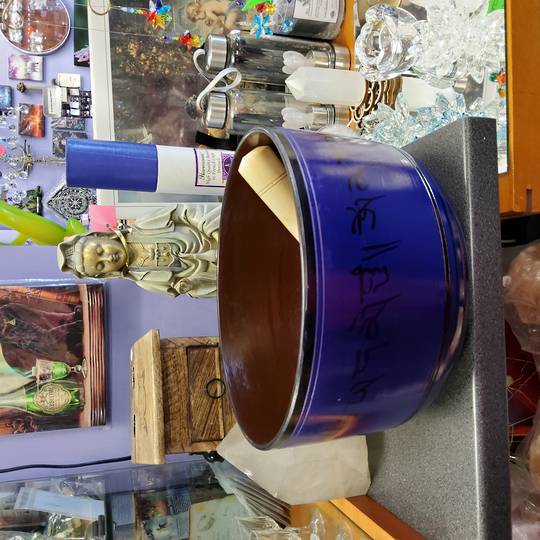 Purple Singing Bowl 25cms