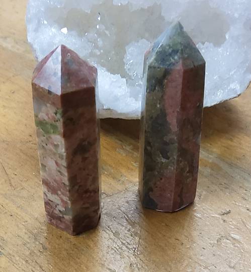 Unakite Crystal Point 4.2 to 4.5cms