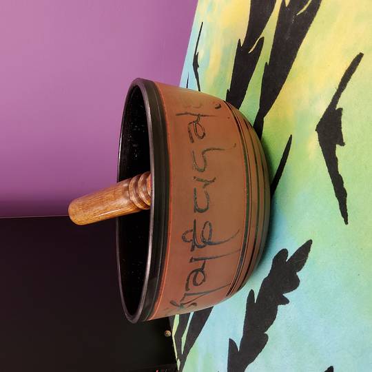 Brown Singing Bowl 16.5cms
