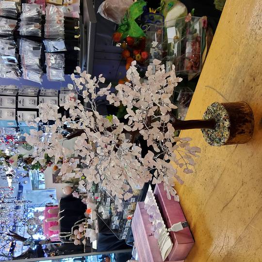 Rose Quartz Crystal Tree 32cms