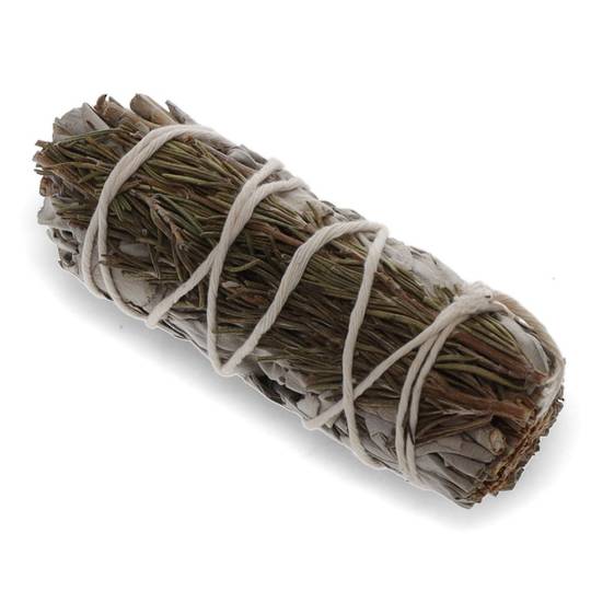 SMUDGE STICK - ROSEMARY AND WHITE SAGE 10cm