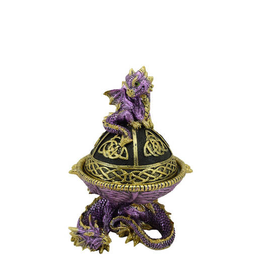 Dragon Box Purple With Gold