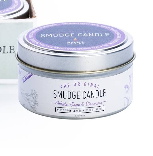 Soul Sticks White Sage and Lavender Smudge Candle