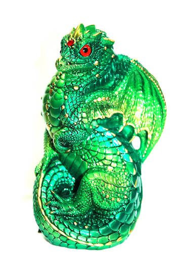 Windstone Editions Emerald Young Dragon
