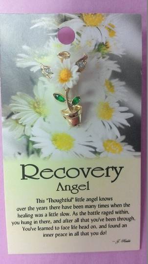 Recovery Angel Pin