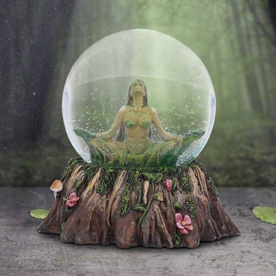 Female Tree Spirit Balance of Nature Snow Globe