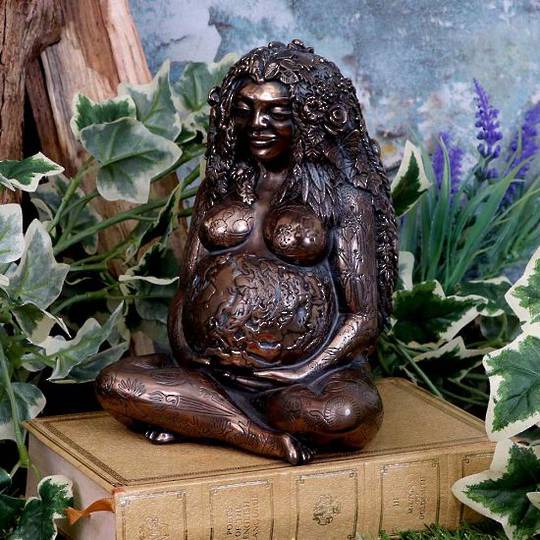Mother Earth by Oberon Zell Bronze