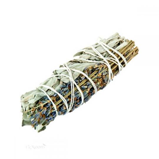 White Sage and Lavender Smudge Stick