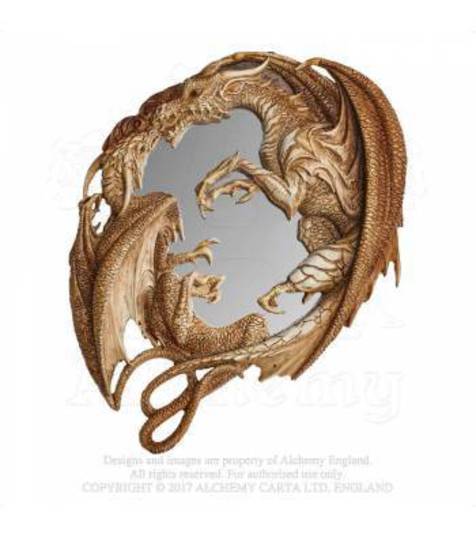 Morgan Theomachia Dragon Wall Mirror