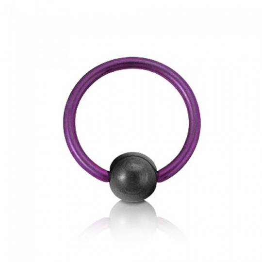 10g Purple Titanium BCR 16mm diameter