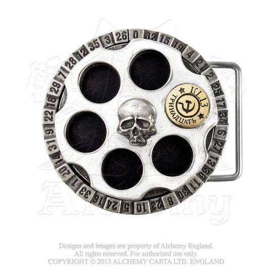 Russian Roulette Belt buckle