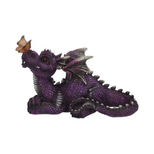 Natures Kiss Purple Dragon Figurine 22.3cm
