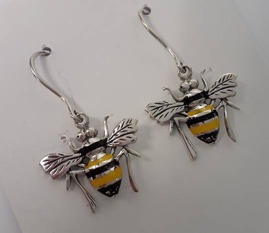 Bee Drop Earrings image 0