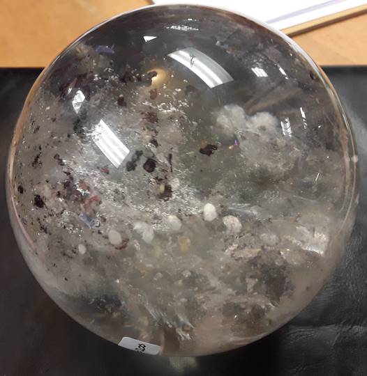 9.5 cms Quartz Crystal Ball image 0