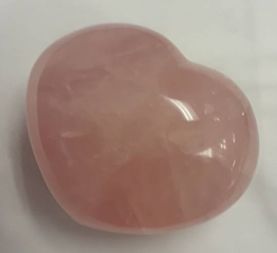 Rose Quartz Heart (hrq1002) image 0
